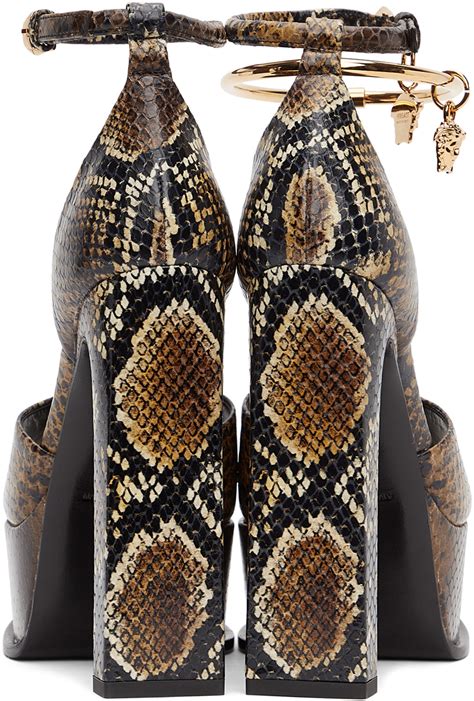 versace watersnake sandals|WOMEN'S HIGH.